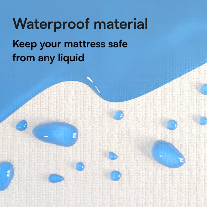 Niagara Sleep Solution Niagara Waterproof Mattress Protector Twin 39x75 Cover Deep Pocket Breathable Noiseless 8-20Inches Bed Smooth Jersey Mattress Pad Cover Fully Ultra Thin Polyester - Image 2